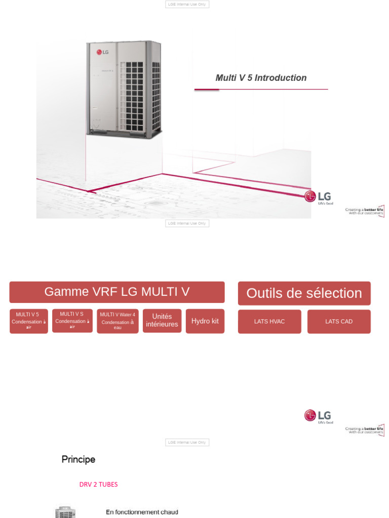 Manuel de service LG Multi V 5 | PDF | Gaz | Métrologie