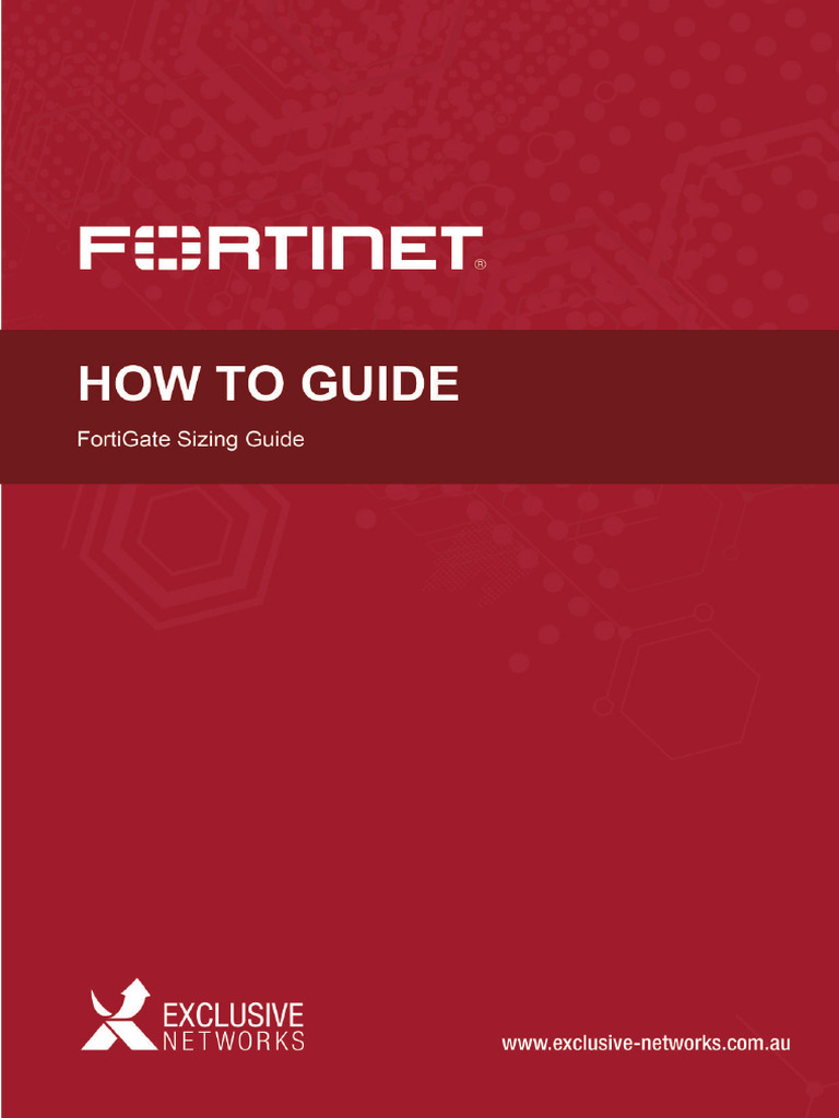 Fortinet Sizing Guide | PDF