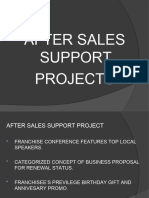 After Sales Supportproject