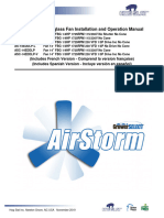 GrowerSELECT AS-14E Series Airstorm Fiberglass Fan Installation Manual