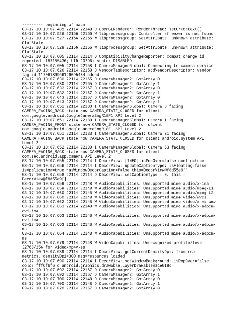 Log Cat 1710645007431 | PDF | Computer Engineering | Software Engineering