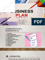Business Plan 1 Defense