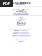 Cooperation Theory and Organizations
