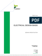 T2927-0-44 (Rev C) Electrical Design Basis NT