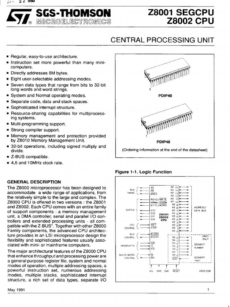 Z8001 8002 | PDF