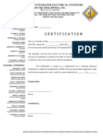 IIEE NatlOfc LEP-Certification