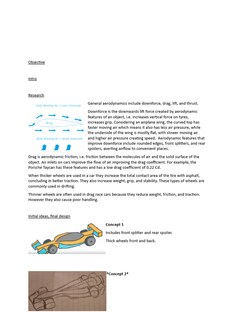 Impact of Spoilers on CO2 Cars | PDF | Drag (Physics) | Land Vehicles