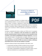 Transtorno de Déficit de?AtençãoHiperatividade Em?mulheres