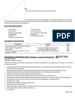 Muhammad Sameer CV