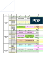 Exam Schedule Last