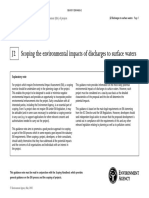EA Scoping Discharges To Freshwater