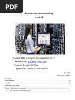 M02 - Configuring and Administering Server