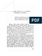 Menendez Pelayo y La Critica Literaria Espanola 978803