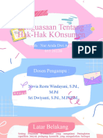 055 - 22B - Nur Arida Dwi Agustin - PPT HAK KONSUMEN