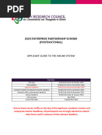 Applicants Guide To The Online System EPS POSTDOCTORAL