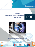 Curso Formación de Soldador Arco Manual 1G - 2G - 3G (Comercializadora Nutreco S.a.)