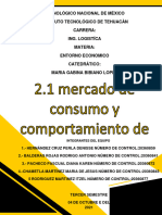 2.1 Mercado de Consumo y Comportamiento de Compra de Los Consumidores