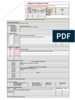 Formulario de Analise de Falha