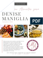 Dieta Denise Maniglia Setembro 2021 PDF