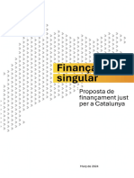 Proposta de Model de Finançament Singular Per A Catalunya