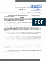 Decreto Aprobación Bases Proceso Selectivo para Cubrir Temporalmente Puesto de Trabajo Directora de Escuela Infantil