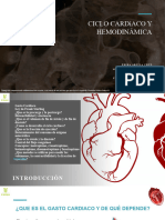 Ciclo Cardiaco y Hemodinamica