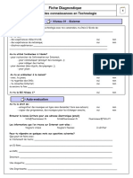 Fiche de Diagnostique