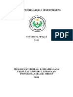 RPS Mata Kuliah Statistik Penjas S1 PJKR-2024