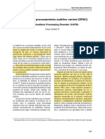 Cañete S - 2006 - Desorden Del Procesamiento Auditivo Central (DPAC)