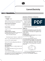 Current Electricity - Short Notes - VIJETA SERIES CLASS-12TH
