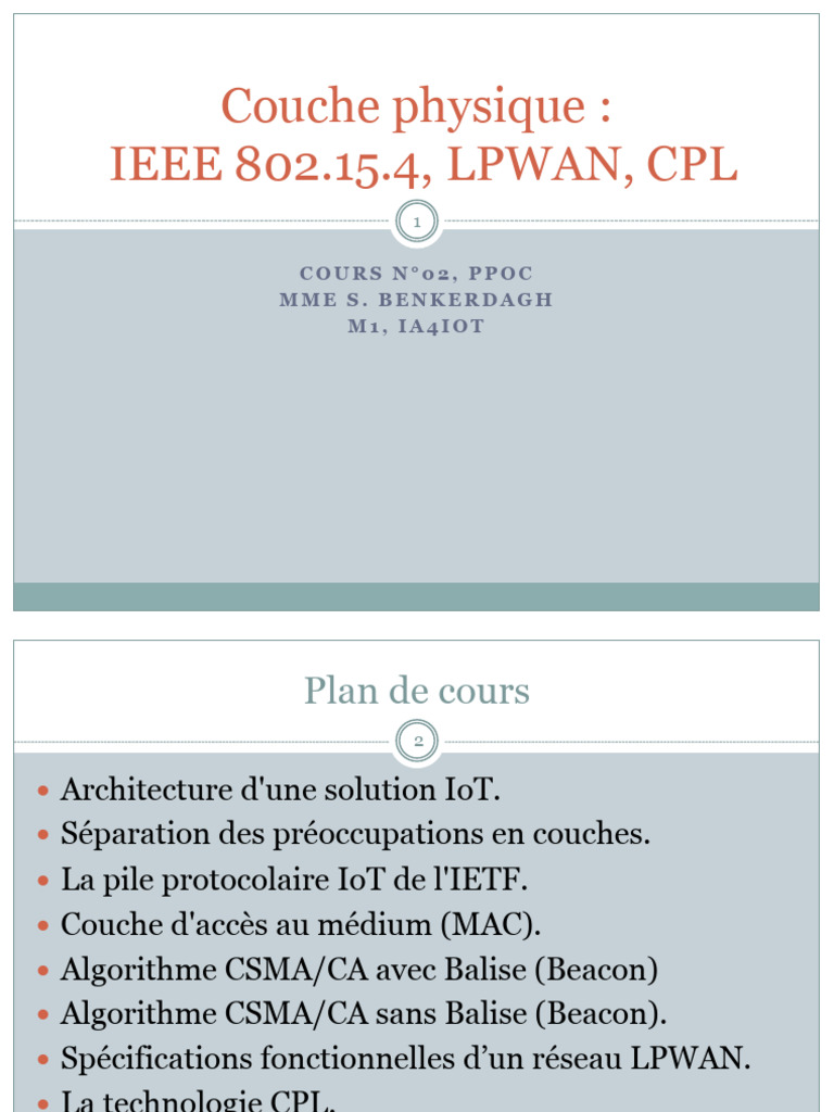 Architecture et Protocoles IoT PPoc | PDF | Internet des objets ...