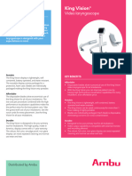 King Vision Video Laryngoscope Datasheet