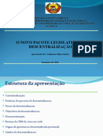 Apresentação Do Pacote Da Descentralização - 2021