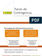 Estrategias de Intervención II, Planes de Contingencia.