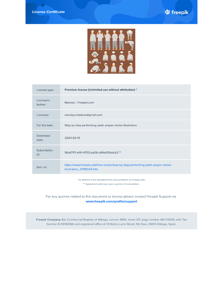 License Step by Step Performing Salah Prayer Vector Illustration ...