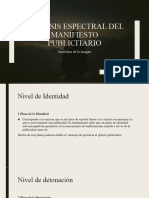 Análisis Espectral Del Manifiesto Publicitario Pitter