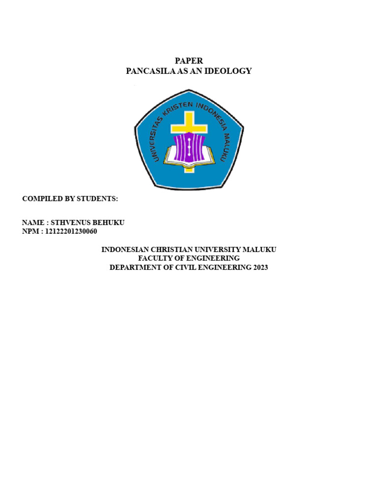Uniqueness of Pancasila as an Ideology | PDF | Liberalism | Ideologies