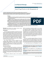 Journal of Yoga & Physical Therapy: Impact of A 10 Minute Seated Yoga Practice in The Management of Diabetes