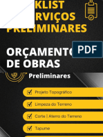 Orçamento Obra Checklist