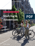 Uva Studying in Amsterdam Brochure Exchange Inbound