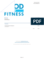 Food For Fitness Limited - Invoice 000003181