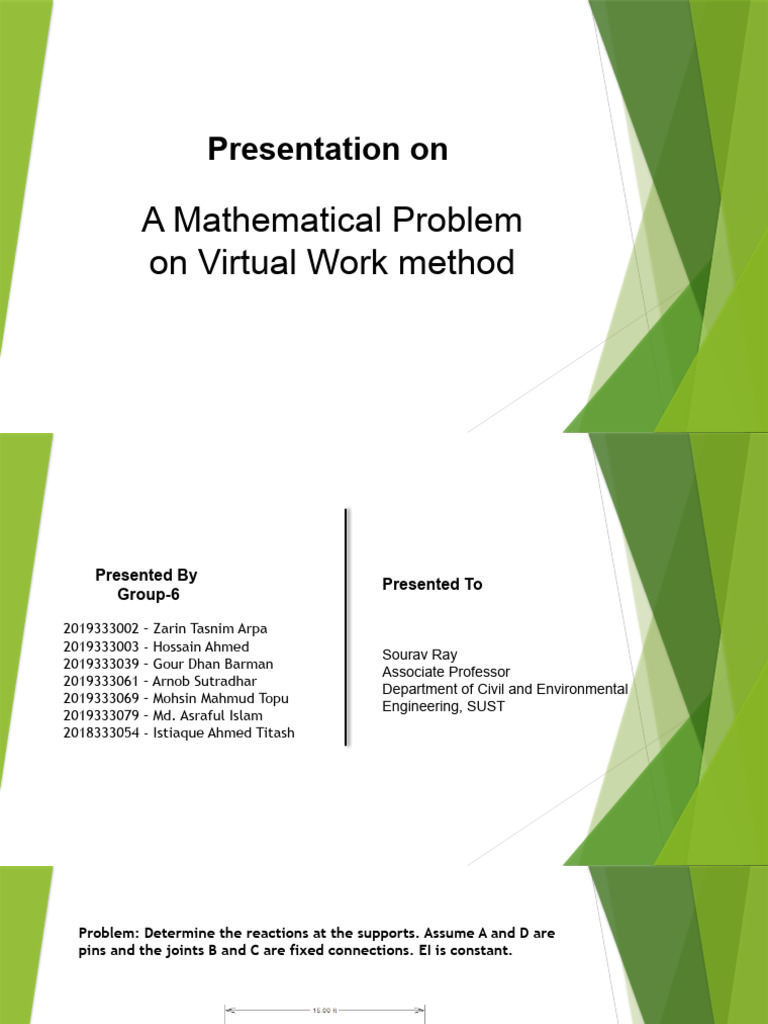 Virtual Work Method | PDF