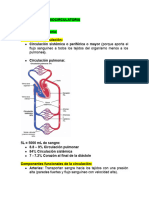 Fisiología Cardiocirculatoria