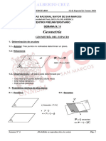 BOLETIN SEMANA N°06 COMPLEMENTO GEOMETRÍA - CICLO ESPECIAL DE VERANO 2024 Por ALBERTO CRUZ