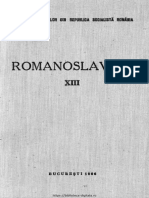 13 Romanoslavica Xiii 1966