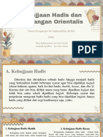 Pemikiran Hadis Indonesia - KLP 3