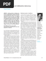 Pharmacopolitics and Deliberative Democracy: Michael D Rawlins