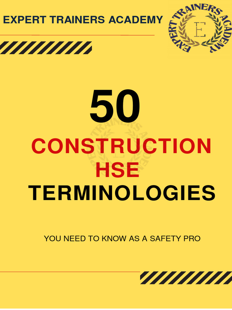 Essential HSE Terminologies for Safety | PDF | Hazards | Personal ...