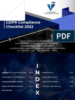 GDPR Compliance Checklist 2022