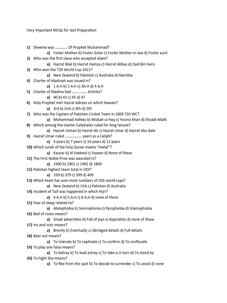 All Jobs Test Preparation Stuff Pdf Umar